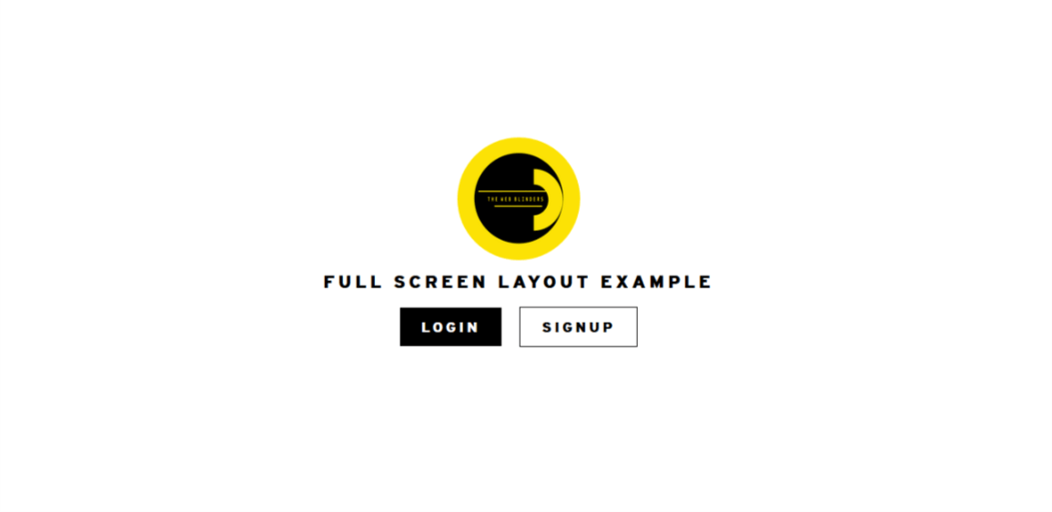 The Right way of doing CSS Full Screen Landing Page with Centered Content