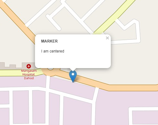 Leaflet center and zoom into a Marker