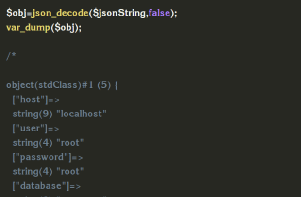 Converting JSON to PHP Object